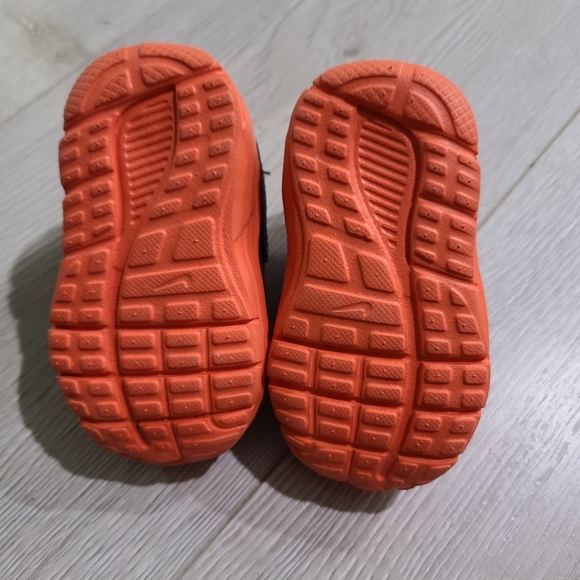 Nike Kids Lunarglide 4 Grey Orange - Picture 8 of 8